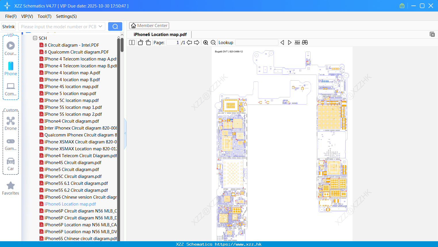 IPhone6 Location Map